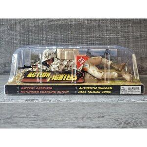 2002 Action Fighters  Military Forces Crawler Action Figure Battery Operated New
